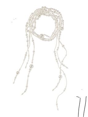 Boston Proper Multi-Strand White Pearl Necklace